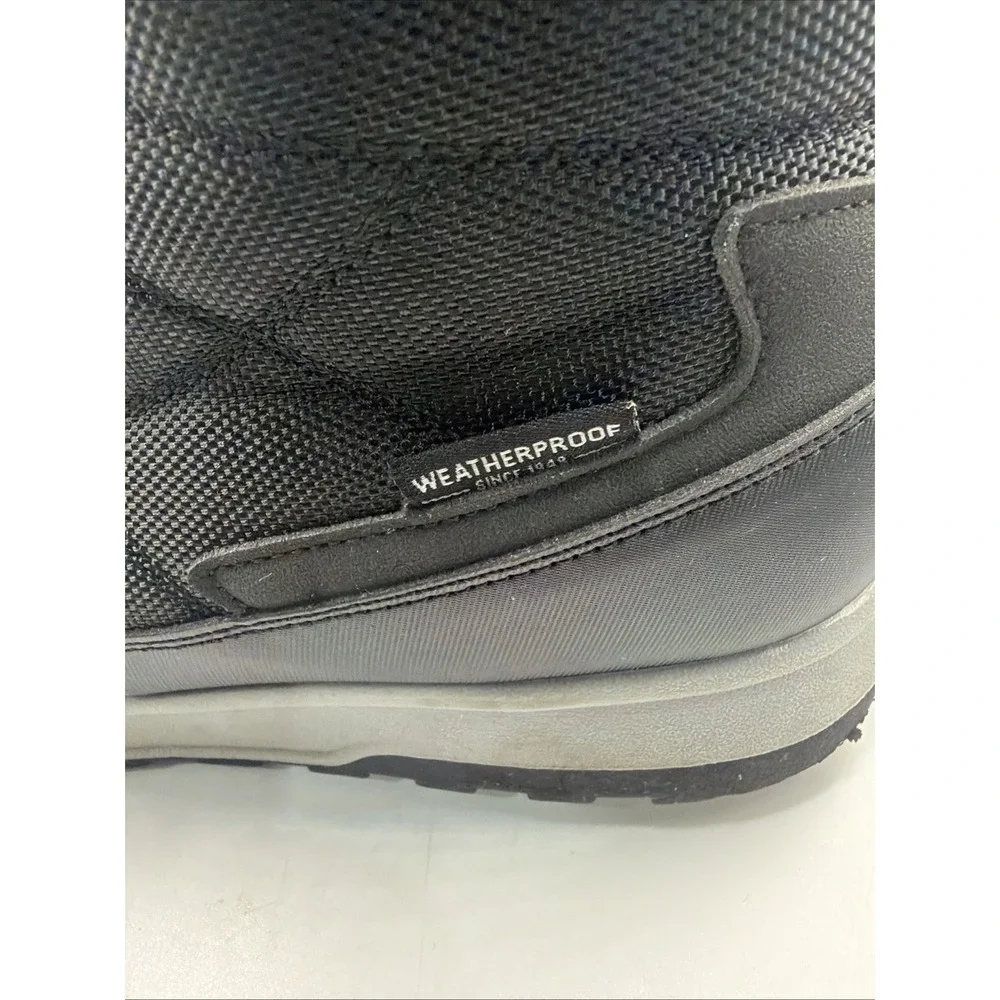 Weatherproof Jenkins Mens Size 11 Black Hiking Casual Boots Memory Foam 1899638